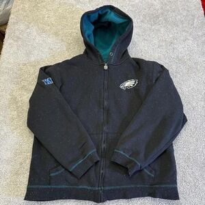Philadelphia Eagles NFL Full Zip Hoodie Sweatshirt Men's Large